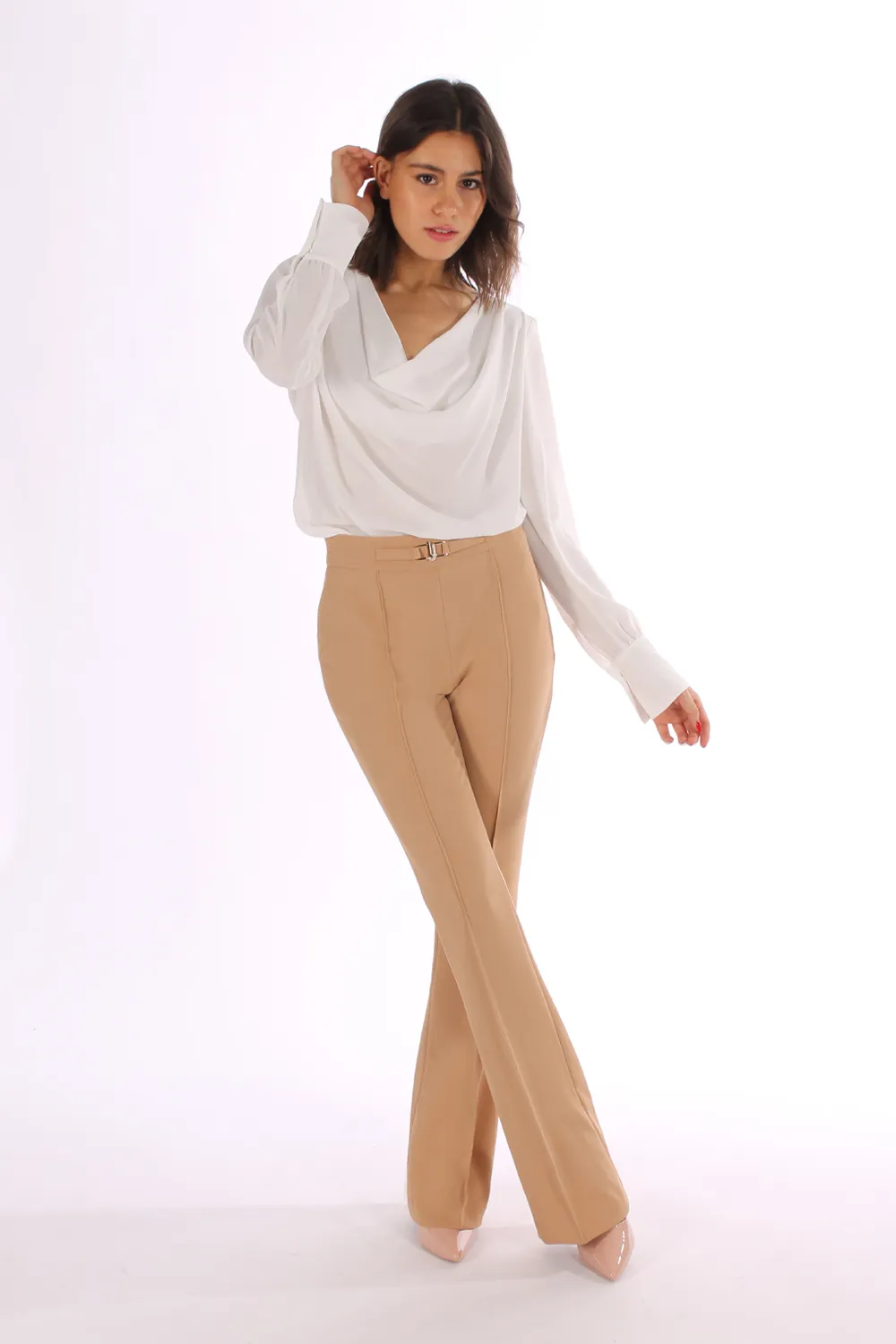 LIU JO | PANTALONI FLARE STRETCH  - Punto Blu